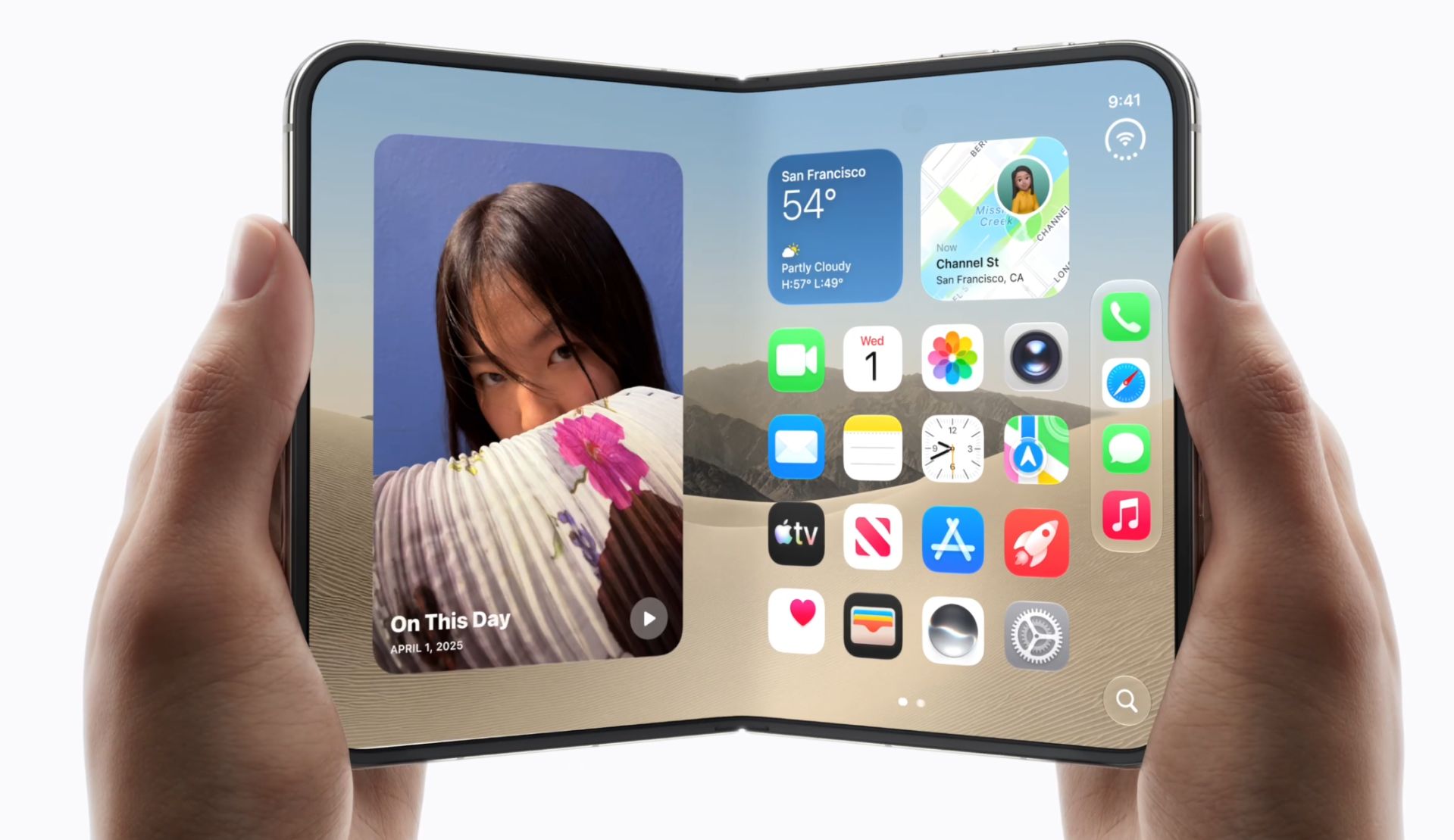 专题丨苹果折叠屏手机iPhone Duo来了，售价15999元起，顶配26499元，官方回应是否有折痕：非常平整光滑！
